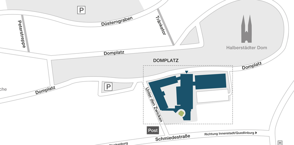 Lageplan Campus Halberstadt