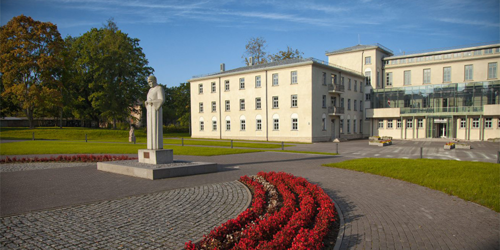 Hauptgebäude der Rezekne Academy of Technologies in Litauen