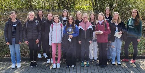 Gruppenbild zum Girls` Day 2022 an der Hochschule Harz