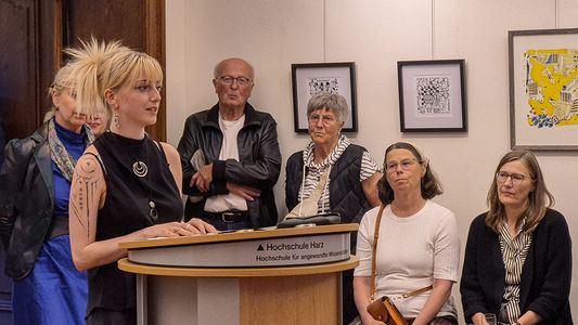 Laudatio zur Eröffnung der Ausstellung "AMUSED or not AMUSED" von Merle Io Duda