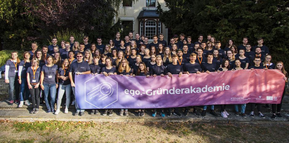 Gruppenfoto ego.-Gründerakademie 2018