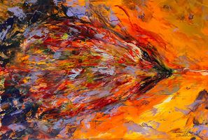 "Besuch im Garten", 2021, Melanie Kuna-Drechsler