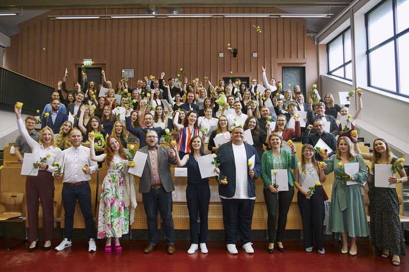 Feierliche Exmatrikulation in Halberstadt. Foto: Hochschule Harz