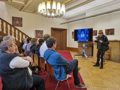 Erste Präsentation des Projektes "Rote Symphonie - Animation"