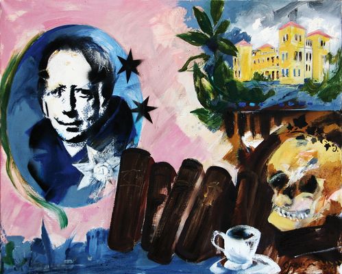 Wilhelm von Humboldt, 2004, Öl auf Lwd., 80 x 100 cm