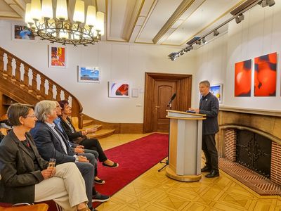 Prorektor der Hochschule Harz Prof. Dr. Hardy Pundt, Begrüßung