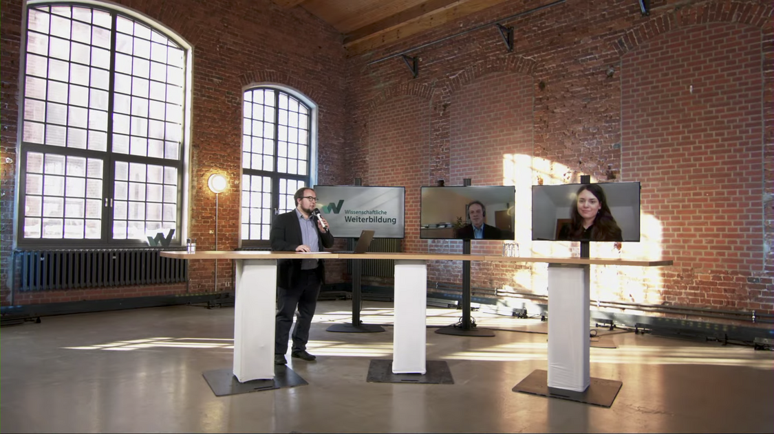 Am 10.02.2021 fand die Online-Tagung „Hochschulen als Weiterbildungsanbieter: Ein Marktplatz für Mitteldeutschland – der Weg in die Zukunft“ als Livestream auf Youtube statt