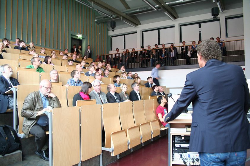 Bild: Praxismesse – Zukunftsnetzwerk am Fachbereich Verwaltungswissenschaften der Hochschule Harz in Halberstadt.