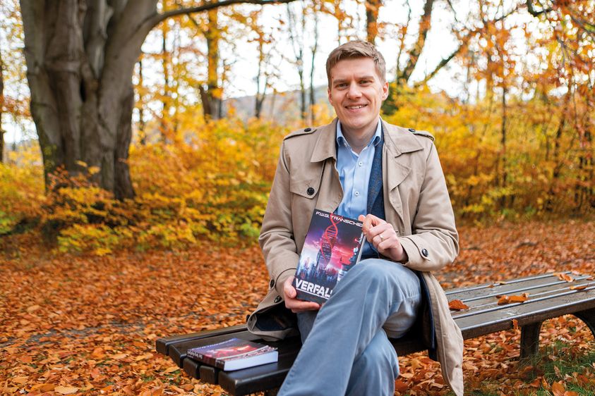Die 42. Halberstädter VorLesung wartet mit einem Agententhriller/Science-Fiction-Roman von Prof. Dr. Fabian Transchel auf. Foto: Hochschule Harz