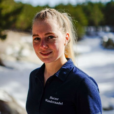 Franziska Dahlhaus studiert Tourismusmanagement in der dualen Variante an der Hochschule Harz in Wernigerode
