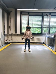 In der „Leitwarte“ konnten die Kinder in virtuelle Realitäten eintauchen. 