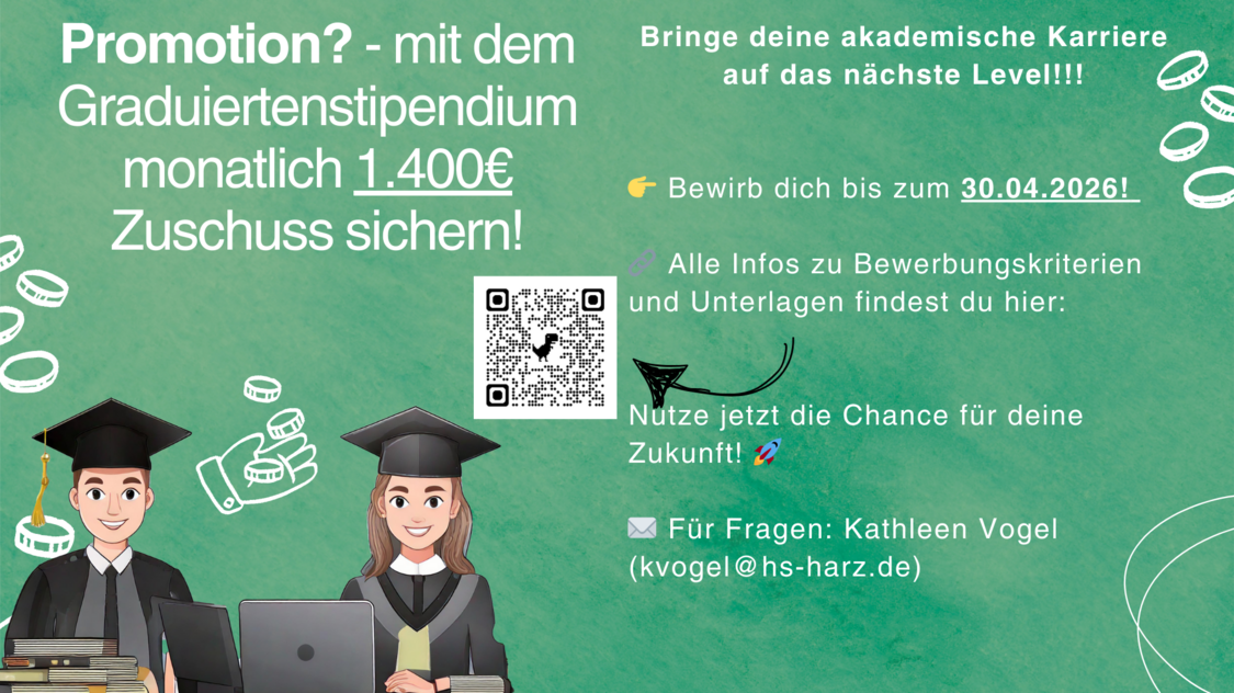 Graduiertenförderung Hochschule Harz