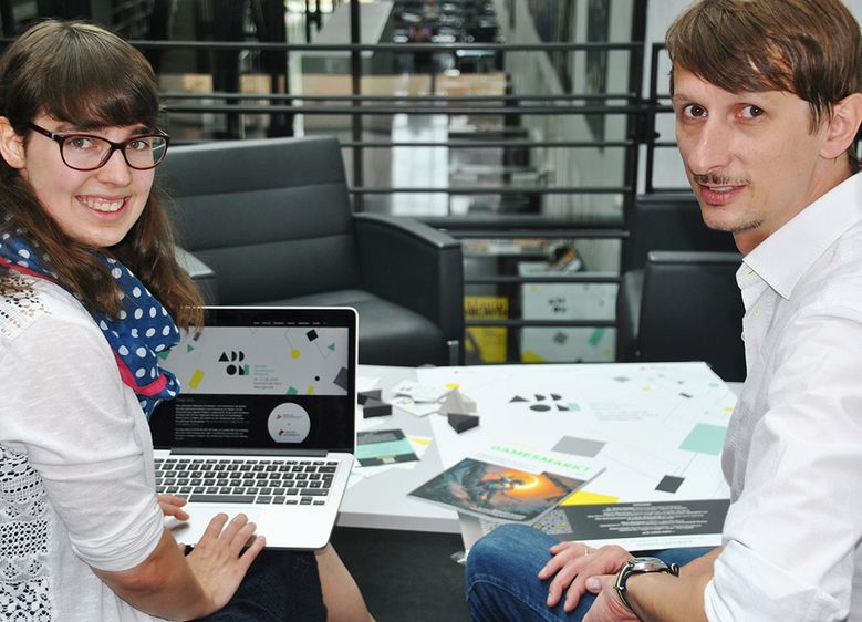 Johanna Daher und Prof. Dominik Wilhelm organisieren die ADD ON bereits das zweite Jahr in Folge. Foto: Madita Lange