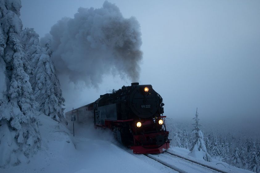 Harzer Schmalspurbahn im Winter 