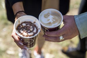 Leckere Kaffee-und Teespezialitäten gab es vom Coffee Bike