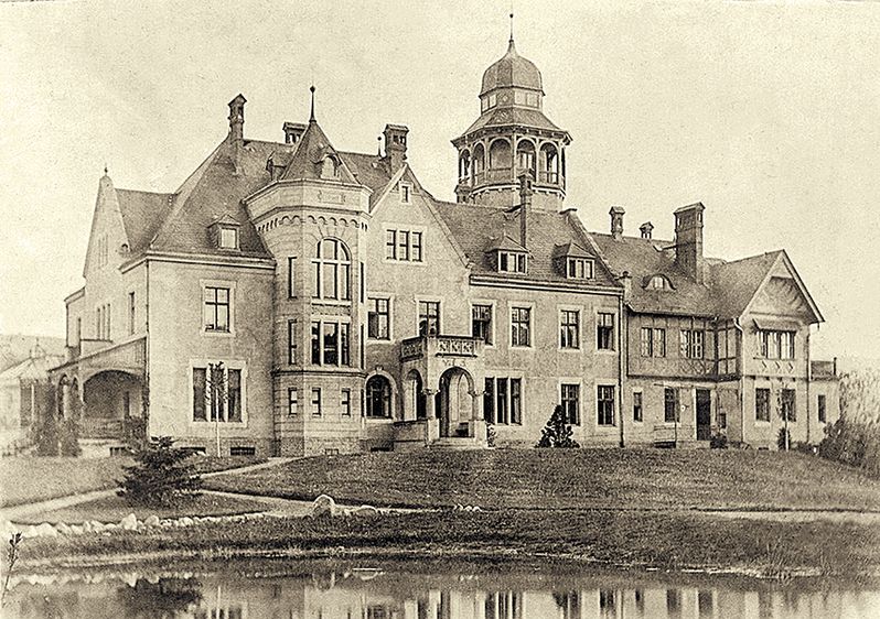 Villa Honig in Hasserode, etwa 1901 war der Bau fertig.