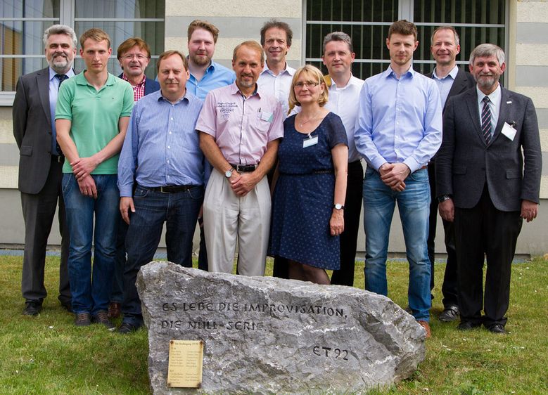 Beirat Wirtschaftsingenieurwesen (v.l.n.r.): Prof. Dr. Armin Willingmann (Rektor), Christopher Arzt (Student Wirtschaftsingenieurwesen), Harald Dahm (BG ETEM), Dr. Rainer Gerloff (Halberstadtwerke GmbH), Lars-Kristian Feldhaus (Audi AG), Prof. Dr. Günter