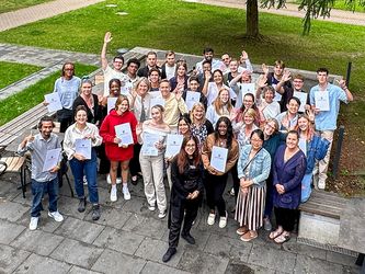 Studierende aus den USA und Deutschland bei der ersten International Summer School an der Hochschule Harz