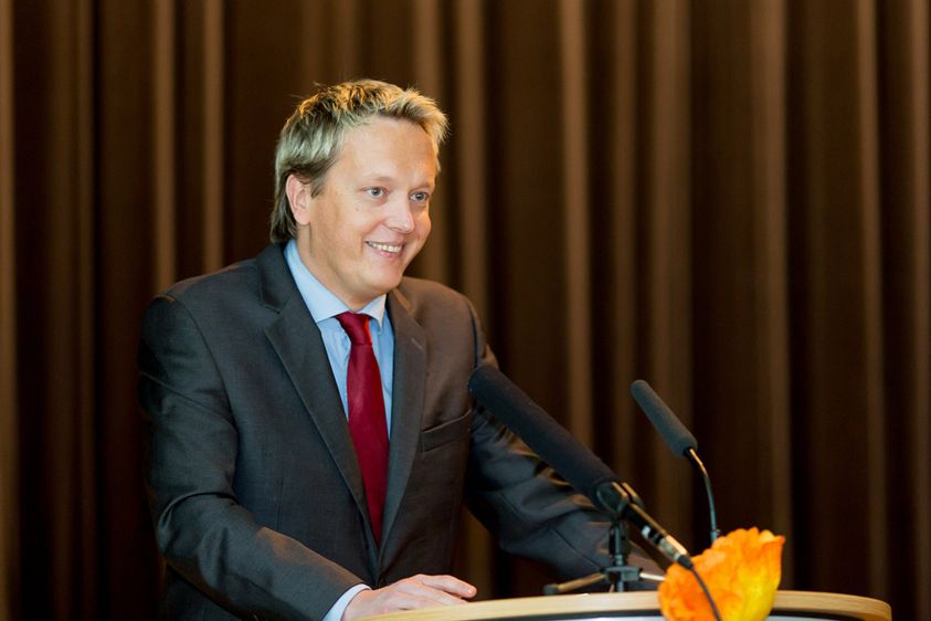 Bild: Ernennung von Dr. Michael Eichhorn (London) zum Honorarprofessor der Hochschule Harz für Allgemeine Betriebswirtschaftslehre und Internationales Finanzmanagement.