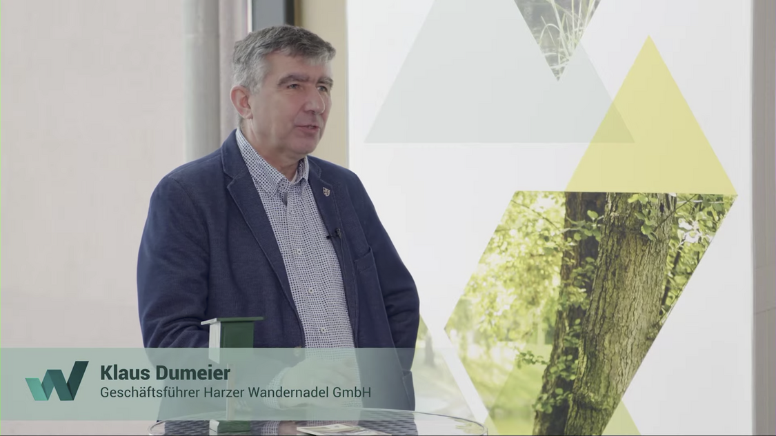 Klaus Dumeier, Geschäftsführer der Harzer Wandernadel GmbH