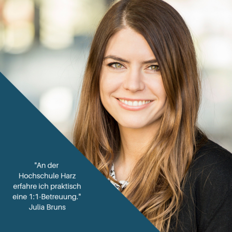 Porträtbild Julia Bruns Hochschule-Harz-Berufsbegleitend-Master